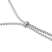 Collana Fope Donna Eka in Oro bianco Diamante 0.10 Ct 75501CX_BB_B_XBX_043 - 75501CX_BB_B_XBX_043